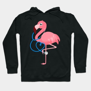 Medical Doctor Nurse Pediatrics Flamingo Hoodie